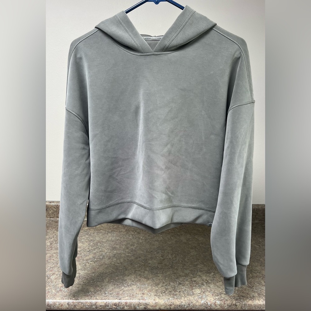 CRZ YOGA Light Gray Pullover Hoodie